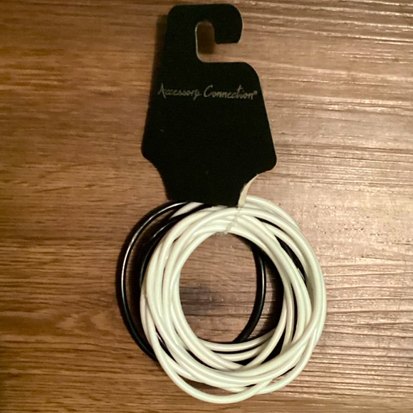 Accessory Connection Jewelry Nwt Y2k Rubber Bracelets Set Of 2